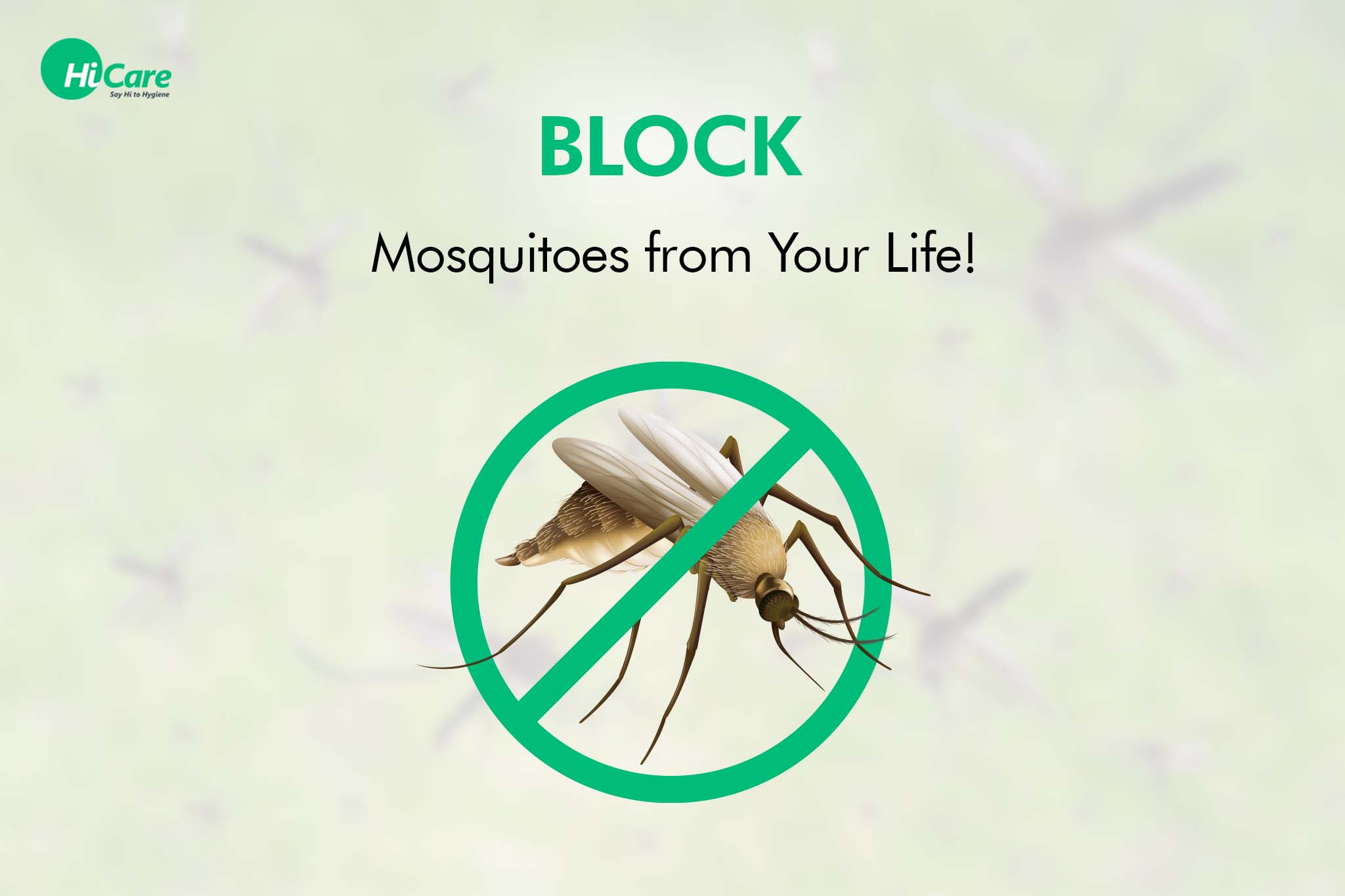 block mosquitoes from your life