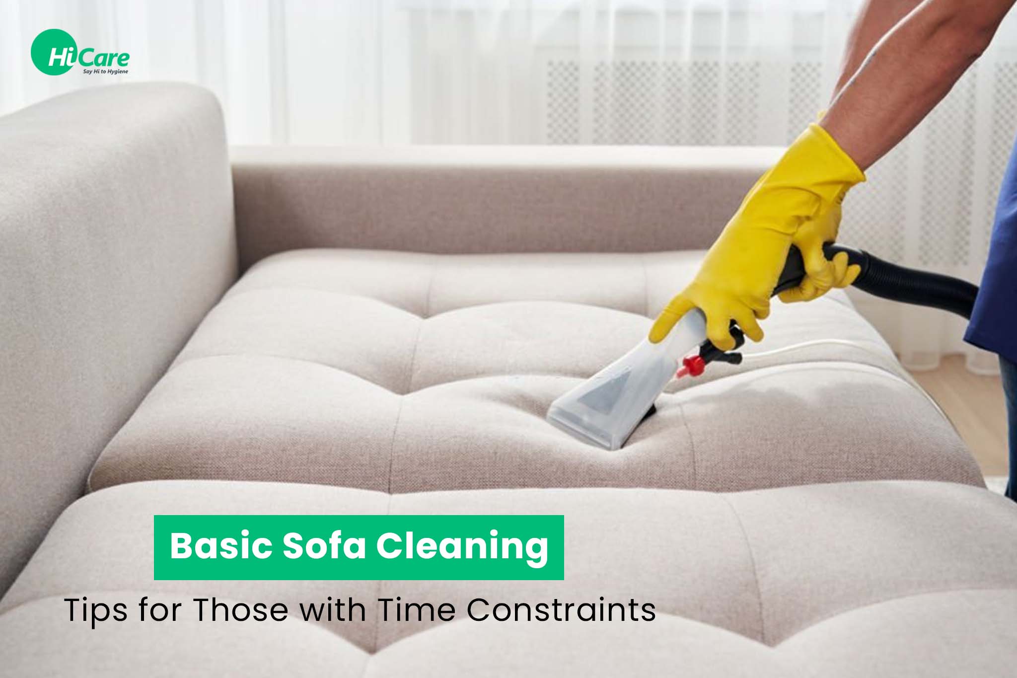 Basic Sofa Cleaning Tips for Those with Time Constraints
