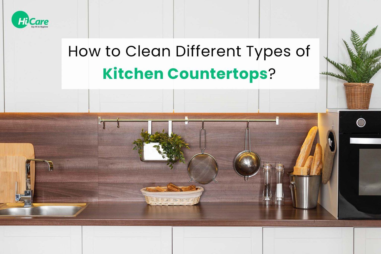 How to Clean Kitchen Countertops Steel, Marble, Wooden & More