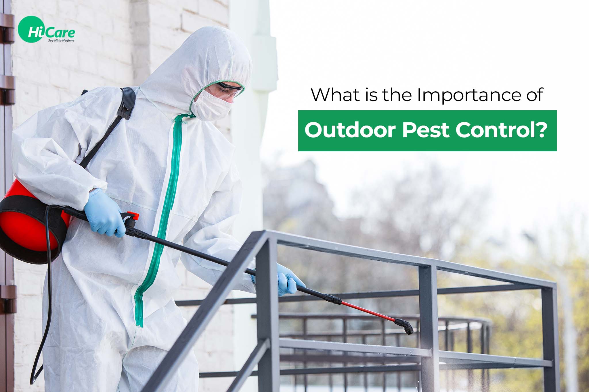 what is the importance of outdoor pest control