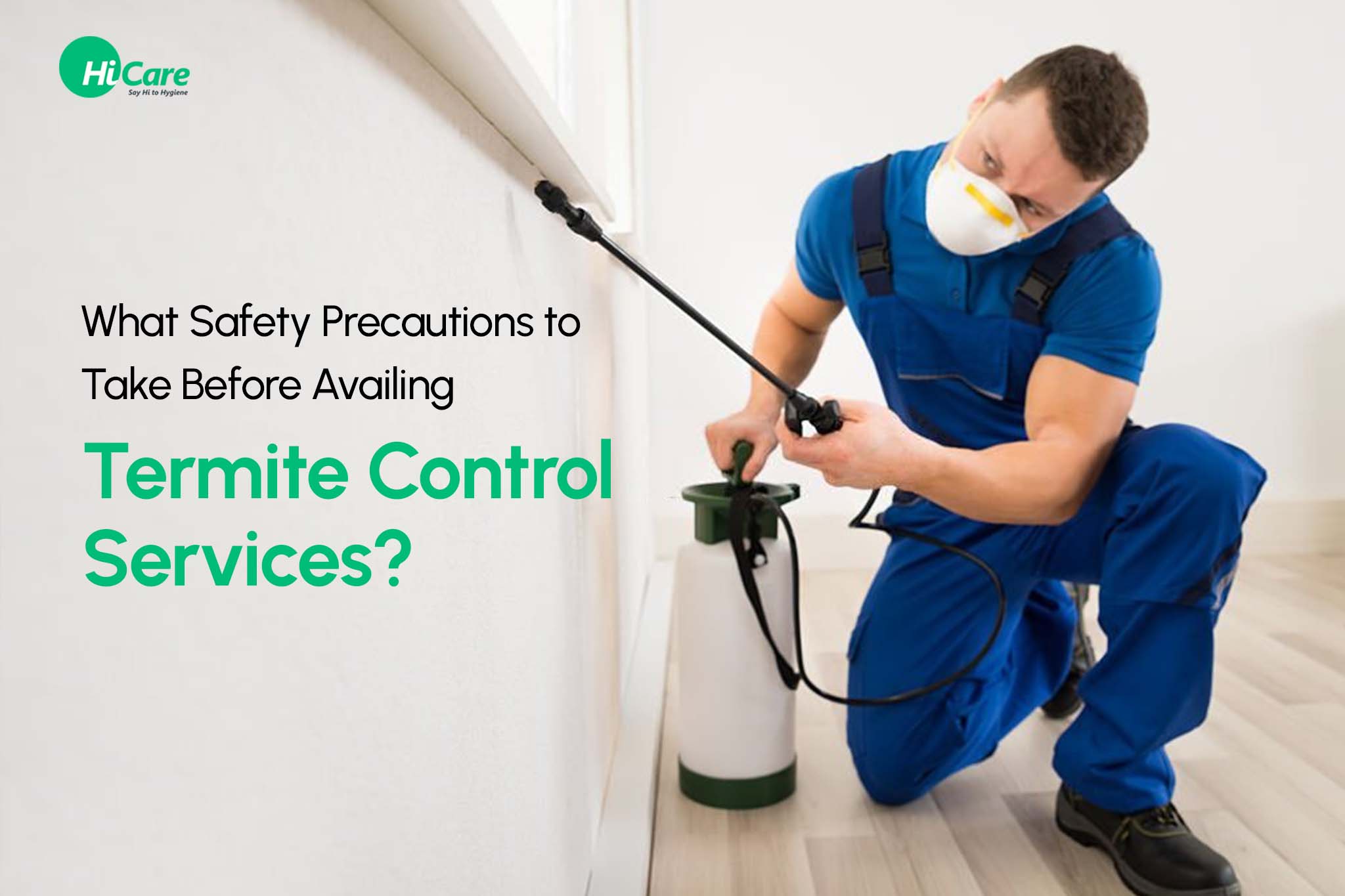 what safety precautions to take before availing termite control services