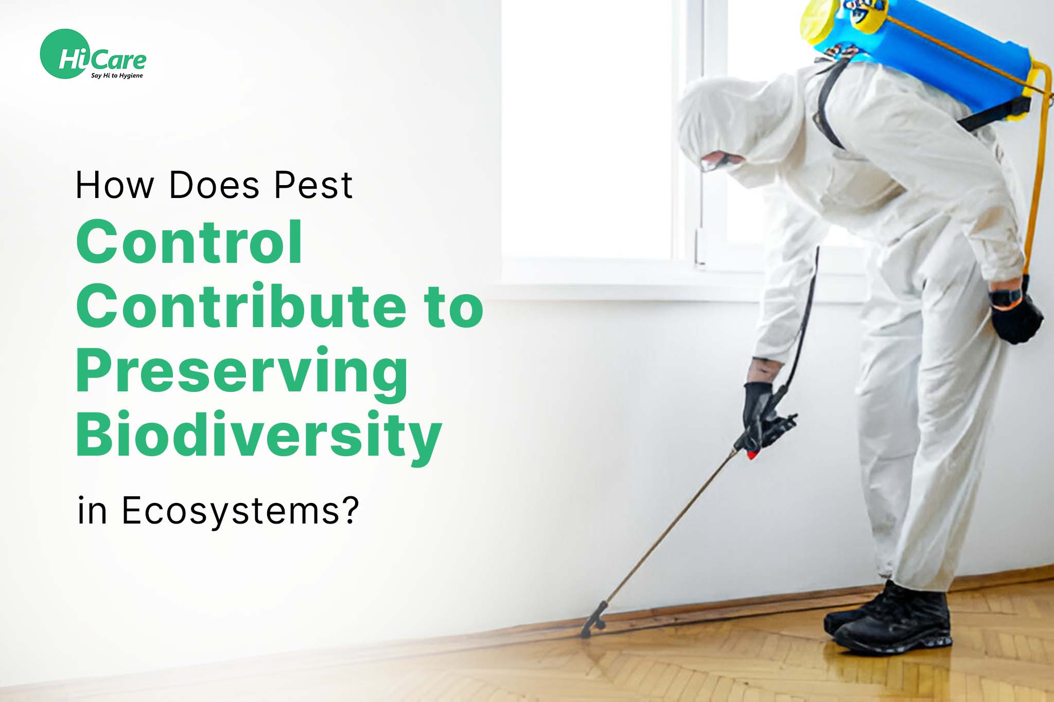 how does pest control contribution to preserving biodiversity in ecosystem