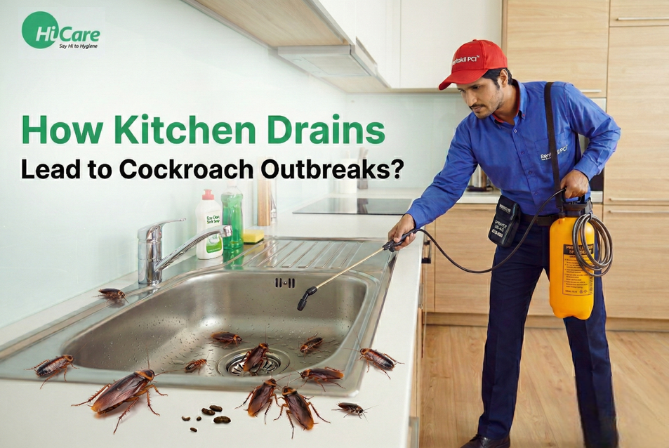 How Kitchen Drains Lead to Cockroach Outbreaks?