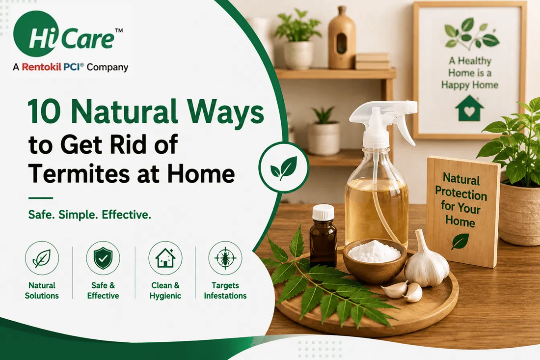 Natural ways to get rid of termites at home