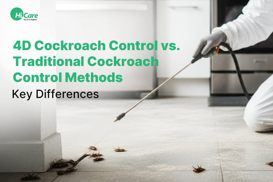 4D Cockroach Control vs. Traditional Cockroach Control Methods: Key Differences