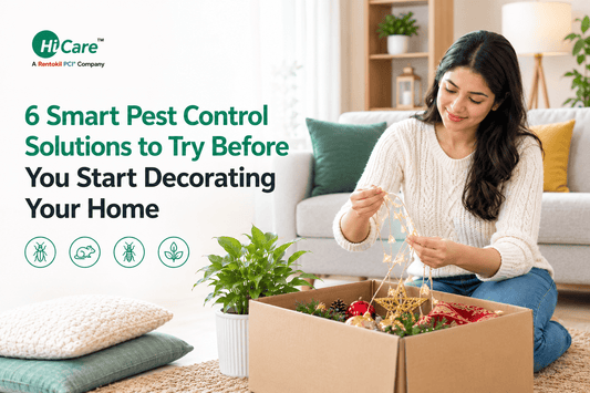Pest control solutions before decorating your home
