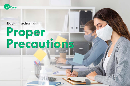 Back in action with proper precautions