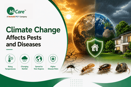 Climate change affects pests