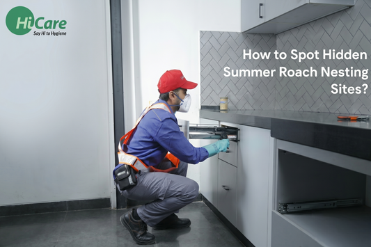 How to Spot Hidden Summer Roach Nesting Sites