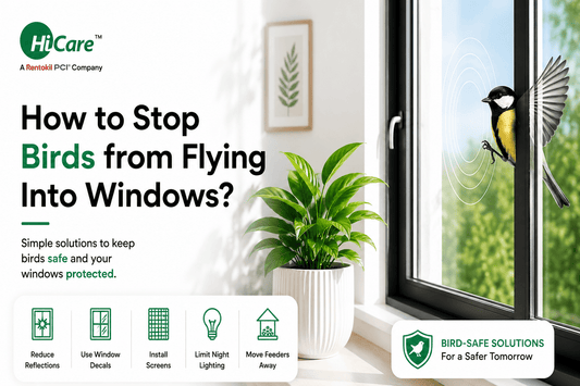 Stop birds from flying into windows