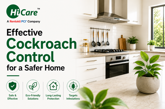 Professional cockroach control treatment for home infestation