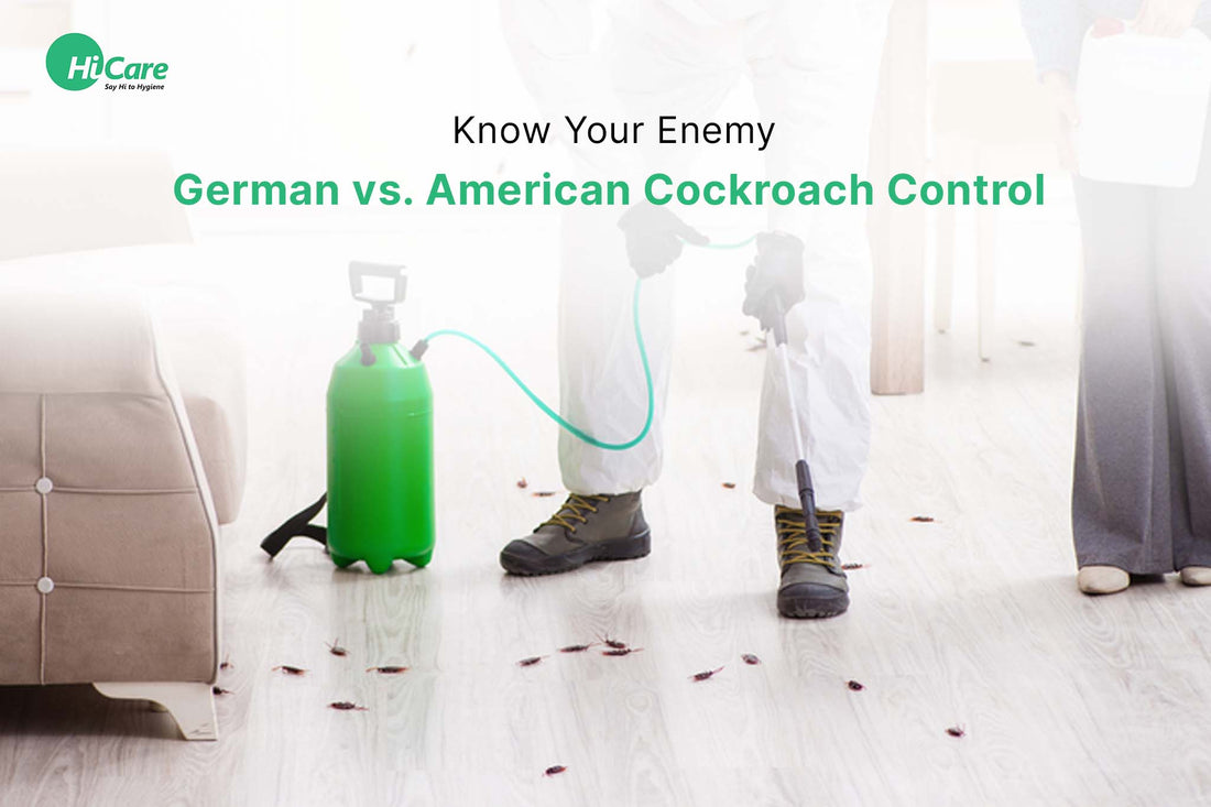 Know Your Enemy: German vs. American Cockroach Control