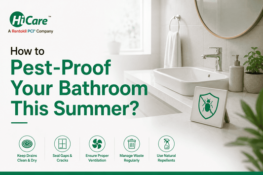 How to pest-proof your bathroom in summer with tips to prevent pests and maintain a clean bathroom