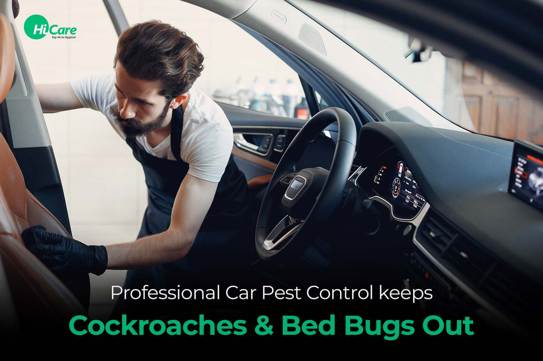 Professional Car Pest Control keeps Cockroaches & Bed Bugs Out