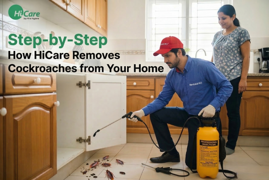 Step-by-Step: How HiCare Removes Cockroaches from Your Home?