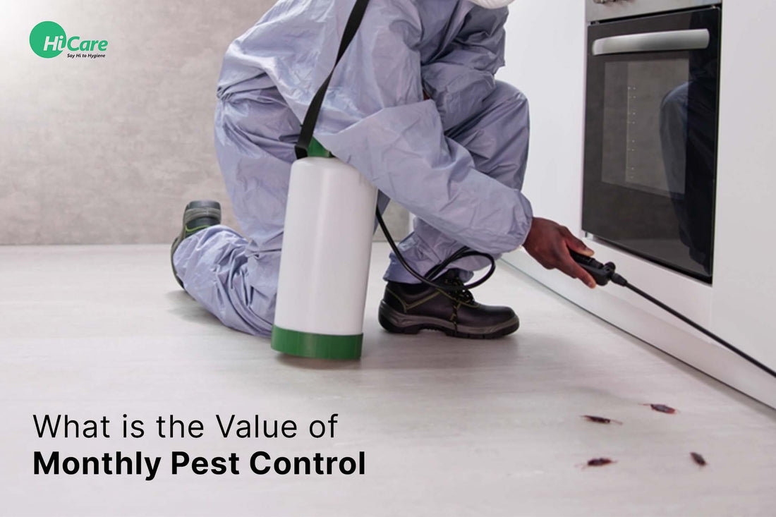 What is the Value of Monthly Pest Control?