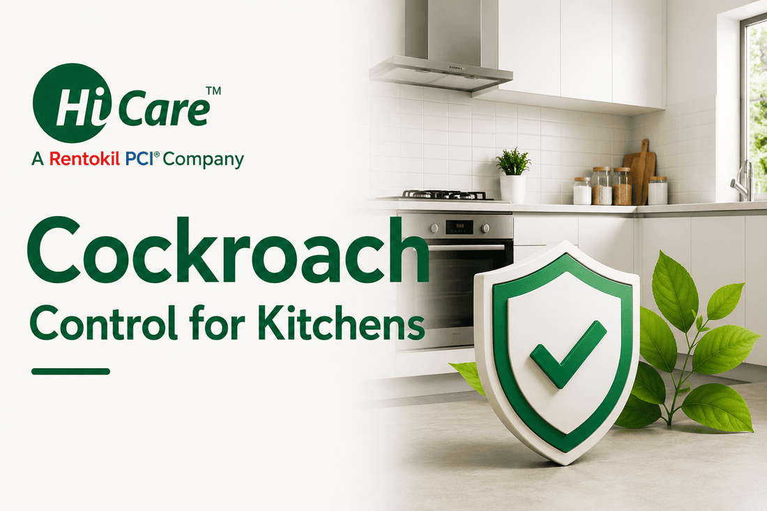 Professional cockroach control treatment for kitchen