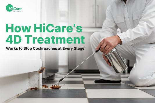 How HiCare’s 4D Treatment Works to Stop Cockroaches at Every Stage